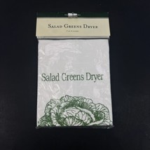 Williams Sonoma Salad Greens Dryer 17x15 100% Absorbent Cotton Toweling - £8.74 GBP