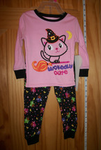 Fashion Holiday Baby Clothes 18M Halloween Costume Pajama Set Pink Cat S... - $12.34