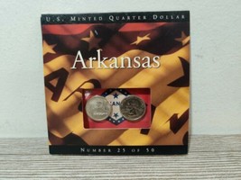 State Quarters Coins of America U.S. Minted Quarter Dollar #25 Arkansas - £7.84 GBP