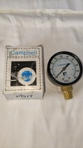 Campbell 2 in. 0 psi 100 psi Pressure Gauge, PG1T-NL - $74.37 MXN