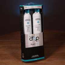 EveryDrop Whirlpool Ice &amp; Water Refrigerator Filter 2-Pack EDR3RXD1 - £25.37 GBP