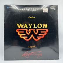 Waylon Jennings Renegade Outlaw Legend Country Music True Story Laserdisc Sealed - £14.46 GBP