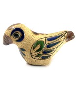 Netzi Mexican Folk Art Pottery Bird Figurine Hand Painted 3.5” - $277.49 MXN