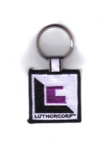 Smallville TV Series LuthorCorp Logo Embroidered Key Fob Key Ring NEW UNUSED - £7.78 GBP