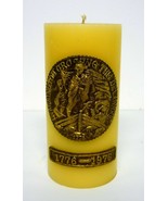 Washington Crossing the Delaware 6&quot; Candle 1776-1976 200 Year Anniversar... - $13.21 CAD