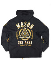 Freemason Masonic Fraternity Windbreaker Jacket  Freemason Windbreaker Coat - £74.68 GBP