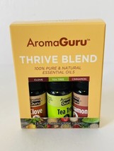 GuruNanda Aroma Guru - Thrive Blend - Clove, Tea Tree, Cinnamon .33 fl oz - £12.38 GBP