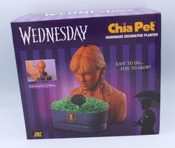 Chia Pet Handmade Decorative Planter - Wednesday Adams - £6.12 GBP