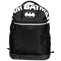 Batman Monochrome Logo 16&quot;  Backpack Black - £29.45 GBP
