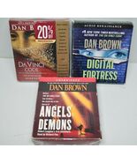 Dan Brown Audiobook CD Lot Digital Fortress, Angels &amp; Demons, The Davinc... - $41.11 CAD