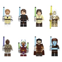 Star Wars Tales of the Jedi Ahsoka Dooku Aayla Obi-Wan Anakin 8pcs Minifigures - £14.55 GBP