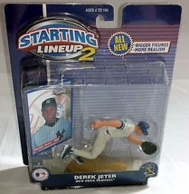 Derek Jeter New York Yankees MLB Starting Lineup 2 action figure NIB Hasbro - $18.55
