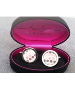 PINK 3D DOT CUFFLINKS SONIA SPENCER DESIGN - Very Stylish - $90.00