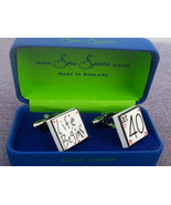 LIFE BEGINS AT 40 SONIA SPENCER DESIGN CUFFLINKS - Embrace the New Begin... - $75.00