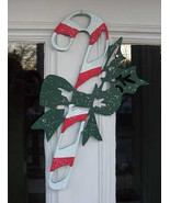 Candy Cane Wall Hanging / Door Hanging /Wall Art / Home Decor / Wall Hanging / M - £43.85 GBP