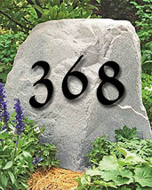 Set of 3 House Numbers or Letters / 2 Inch up to 8 Inch / Metal / Powder... - £37.04 GBP