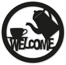 Coffee or Tea Welcome Sign / Wall Art / Home Decor / Wall Hanging / Restaurant  - $52.99
