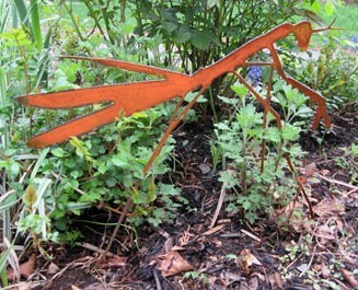 Praying Mantis Garden Stake / Insect / Bug / Lawn Ornament / Garden Art / Garden - $51.99