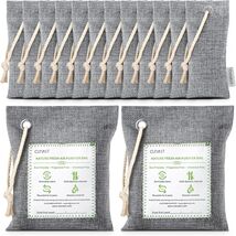 14-Pack Activated Bamboo Charcoal Air Purifying Bags - Natural Odor Elim... - $39.55