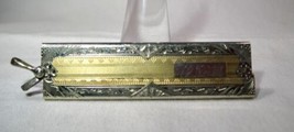 Vintage Art Deco Silver Men&#39;s Comb K333 - £86.05 GBP