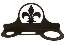 Wrought Iron Mountable Hair Dryer Rack Fleur-de-lis Bathroom Home Decor ... - £19.78 GBP