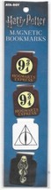 Harry Potter Movies Set of 4 Different Magnetic Bookmarks Duplicate 9 3/4 SEALED - $4.99