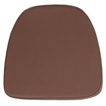 Soft Brown Fabric Chiavari Chair Cushion - Comfortable Seat for Events - $38.69