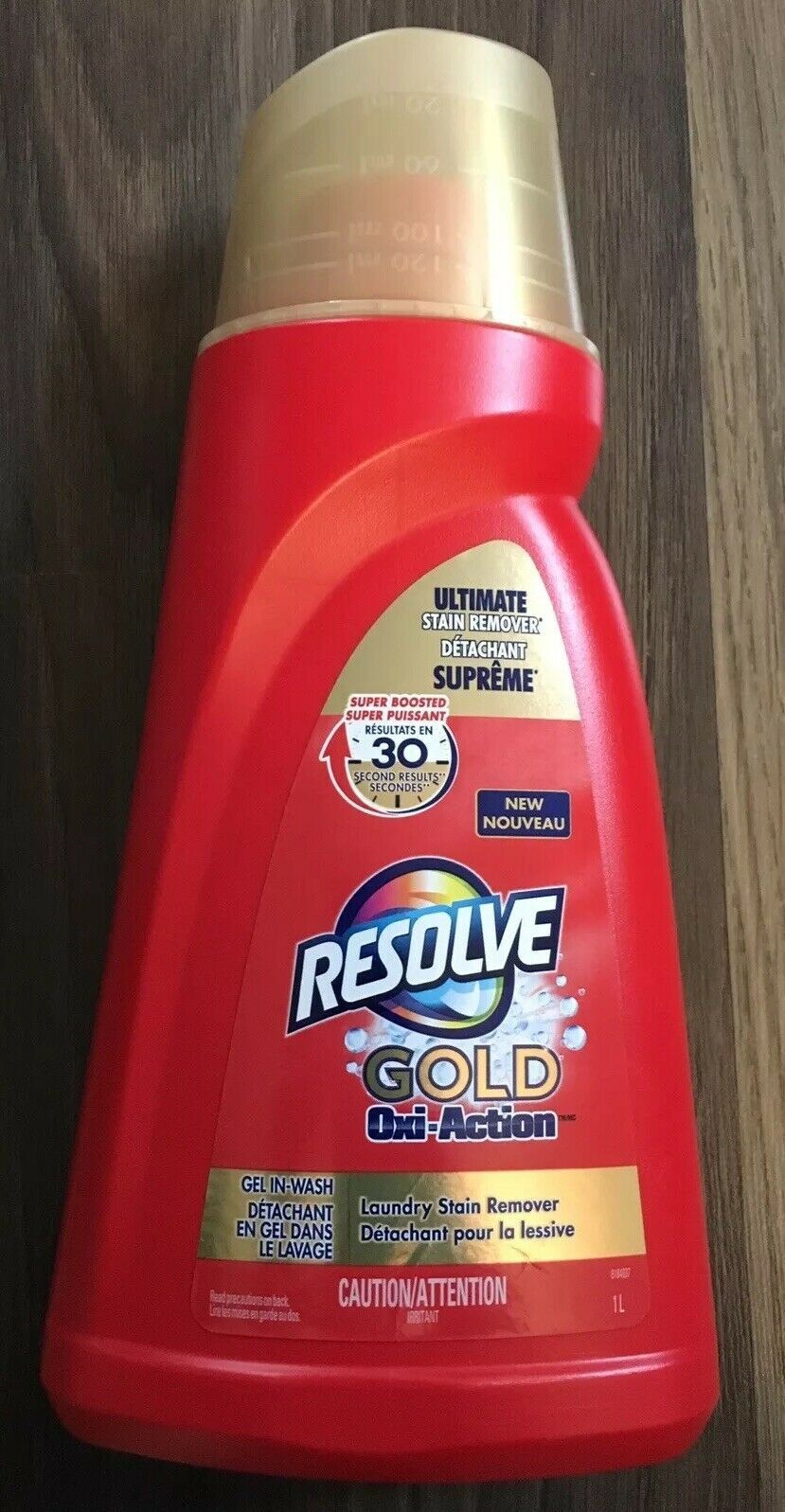 Resolve Gold Oxi-Action In-Wash Gel 1 L Ultimate Laundry Stain Remover - $33.34