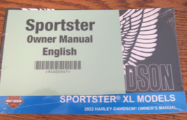 2022 Harley-Davidson Sportster Owner&#39;s Owners Manual XL883 Iron XL1200, ... - $38.61