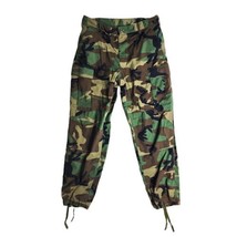 US Military Woodland Camo Combat Cargo Trousers Pants Medium SP0100-00-0... - £30.89 GBP