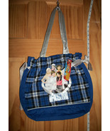 Disney Girl Fashion HSM High School Musical Handbag Purse Blue Plaid Han... - $16.87 CAD