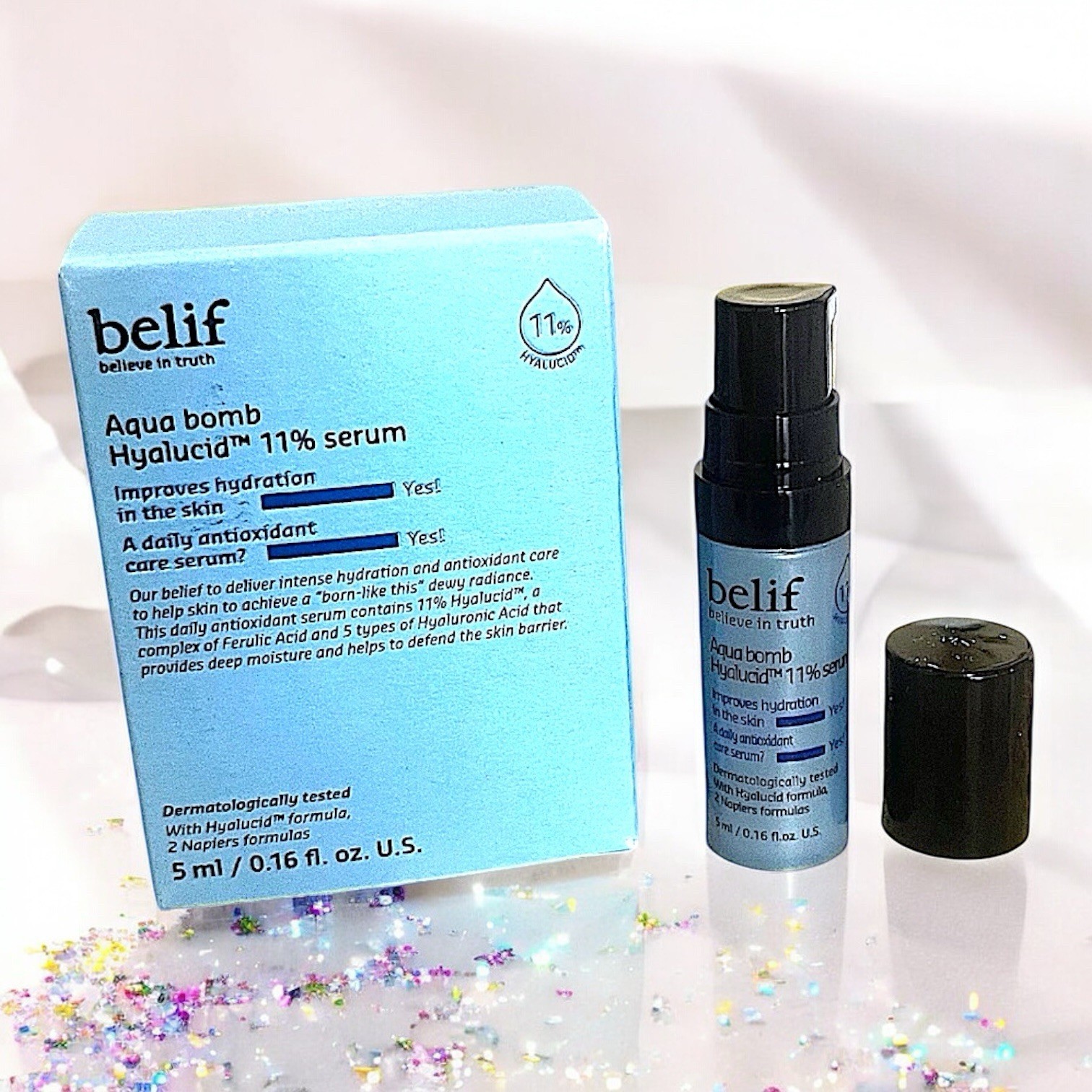 Belif Aqua Bomb Hyalucid 11% Face Serum Moisturizing 5ml/0.16 fl oz New ... - $14.84