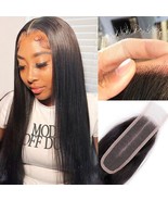 Mnador 2x6 SKINLIKE Real HD Lace Closure Deep Parting Straight Human Hair - $59.40