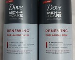 2X Dove Men+Care Advanced Care Body Wash Renewing For Aging Skin 18 Oz. ... - £22.21 GBP