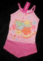 GIRLS 12 MONTHS - Teddy Boom - Pink Tropical Sunshine SHORTS &amp; TOP SET - £5.50 GBP
