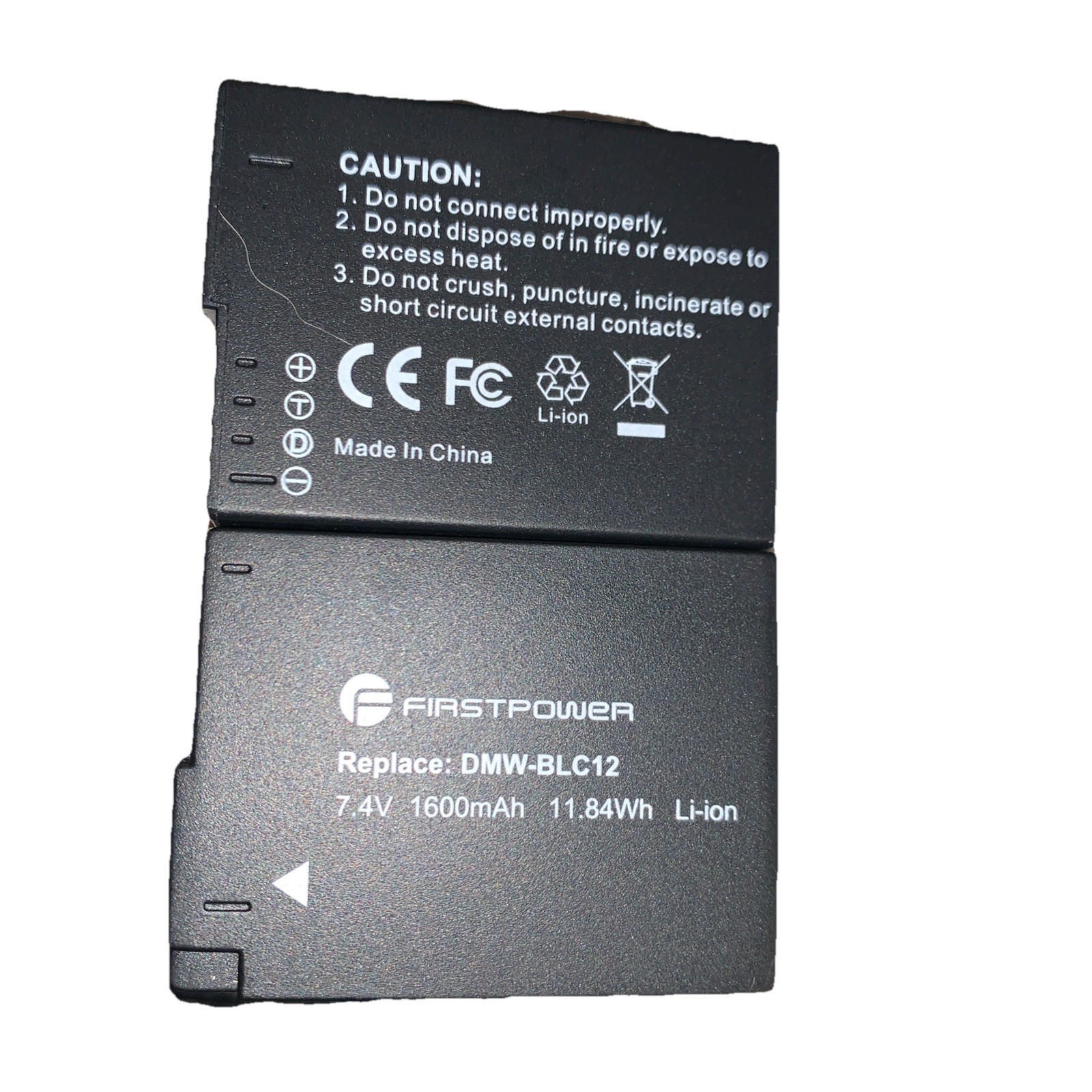 Power Battery for Panasonic DMW-BLC12 (2-Pack, Fully Decoded) Item image 5