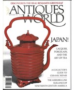 Antiques World Magazine-Sept. 1981-Japan-Lacquer, Porcelain, Art of Tea - $12.50
