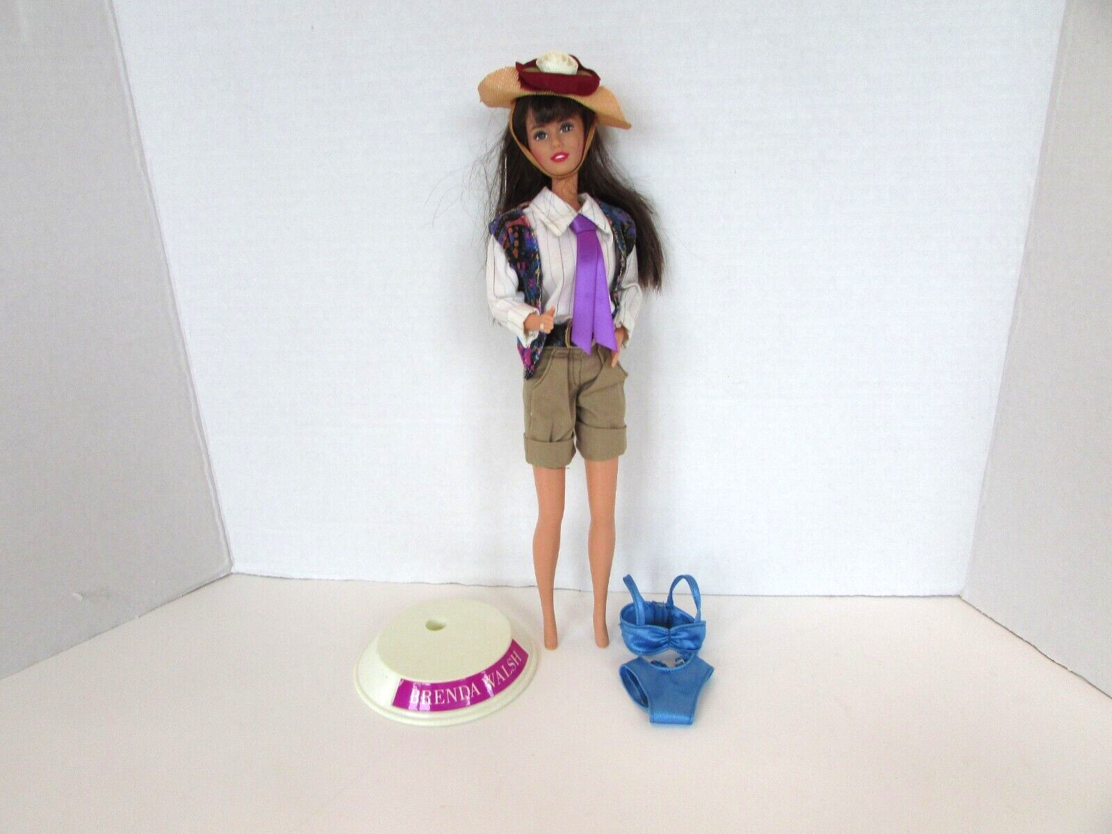 Primary image for Mattel Beverly Hills 90210 Brenda Walsh Fashion Doll Outfit Hat 2pc base 1991