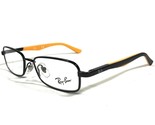 Ray-Ban RB1035 4005 Kinder Brille Rahmen Schwarz Gelb Rechteckig 45-15-125 - £29.26 GBP