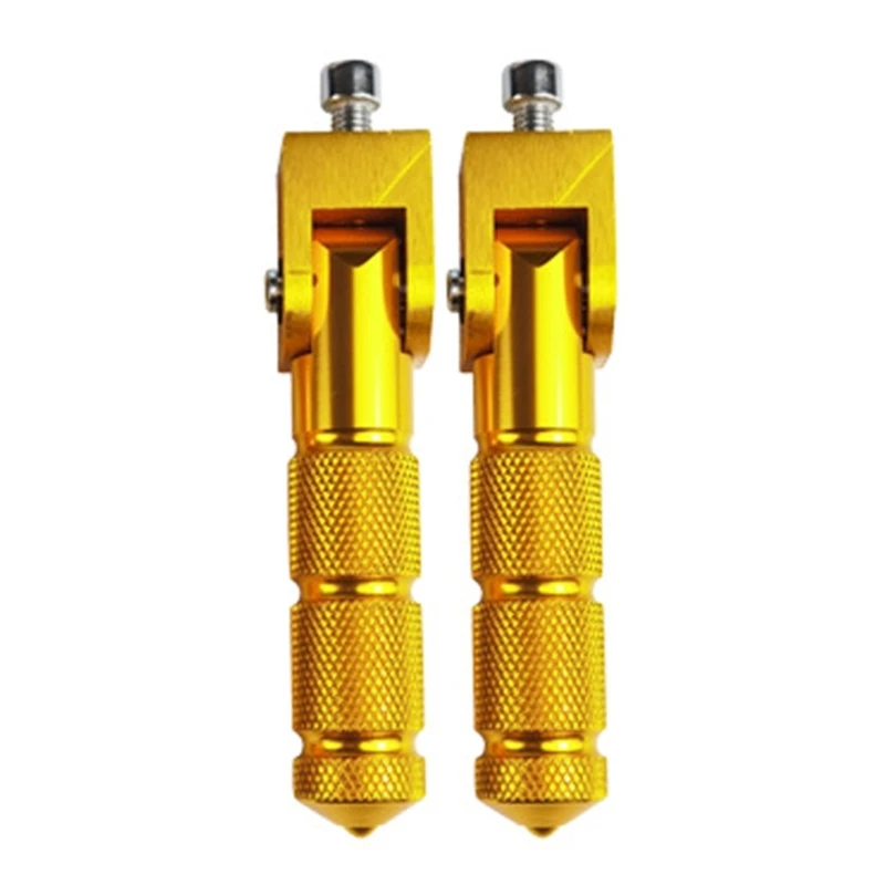 8mm Universal Pedals Folded Footrest Footpeg Compatible  Motorcycles Bicycles El - £152.46 GBP
