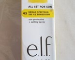 e.l.f. Cosmetics Suntouchable! All Set For Sun Setting Spray SPF 45 2 oz... - $13.09