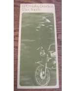 1970 Harley Davidson Rapido 125 Original Price List Brochure Motorcycles - £11.24 GBP