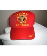 U S Navy (Retired) Red new ball cap  - £15.93 GBP