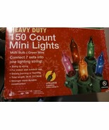150 count Merry Brite Multi Color Mini Lights Heavy Duty String Lights 3... - $24.37 CAD