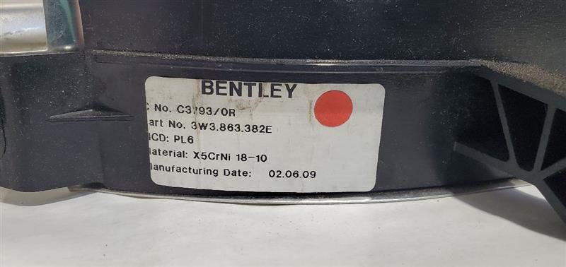 Pair of Aluminum "Speed" Doorsills OEM 2010 Bentley Continental GT Item image 6