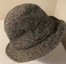 Vintage Cable Car Clothiers Robert Kirk Fedora Hat  Tweed 7 1/2 - £31.00 GBP