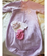 Baby Girl One Size Child of Mine Sweet Baby SleepSack and 2 Mittens  - $10.00