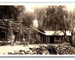 RPPC Camp Switzerland Lodge Lake June Crestline California CA UNP Postca... - $6.88