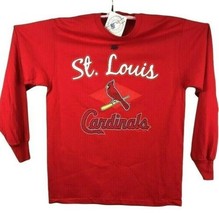 MLB Genuine Merchandise St Louis Cardinals Men&#39;s Long Sleeve T-Shirt Red New - £18.01 GBP