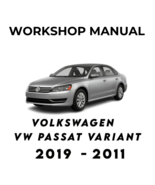 VOLKSWAGEN VW PASSAT VARIANT 2011 - 2019 SERVICE REPAIR WORKSHOP MANUAL - €6,00 EUR